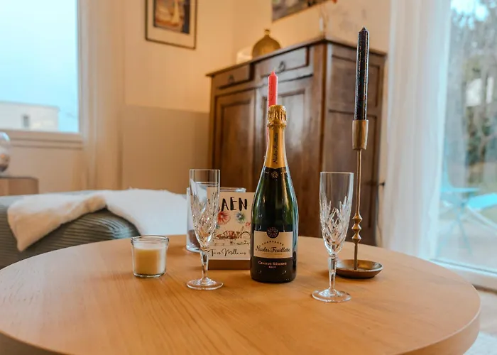 Lejlighed Bleu Serena - Parking - Jardin - By Primo Caen